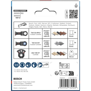 Kit EXPERT Cutting Pour outils oscillants multi-fonctions - BOSCH - 2608902622