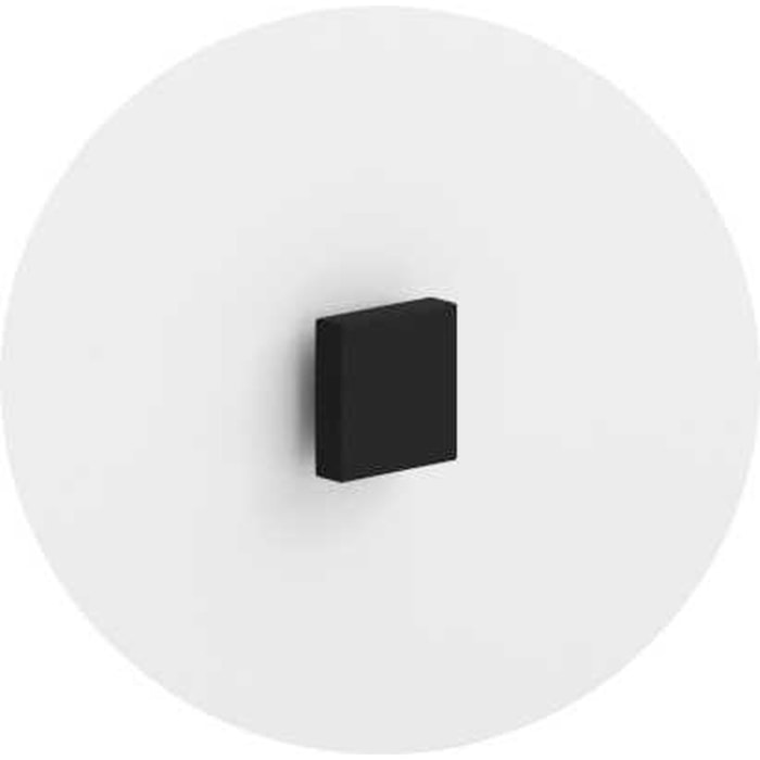 Comodino per cameretta Emi bianco con maniglia nera a cubo
