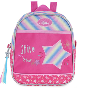 Mochila Skpat Shine Like A Star Fucsia