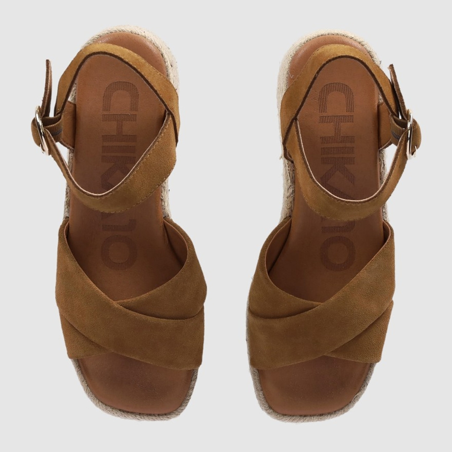 Sandalias de Serraje - Cuero - Tacón: 6 cm