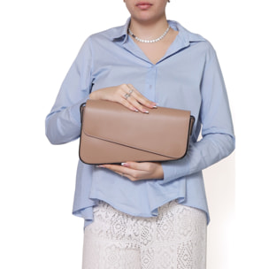 Borsa a tracolla da donna - Modello False - Vera pelle - 28.0 x 17.0 x 5.0 cm