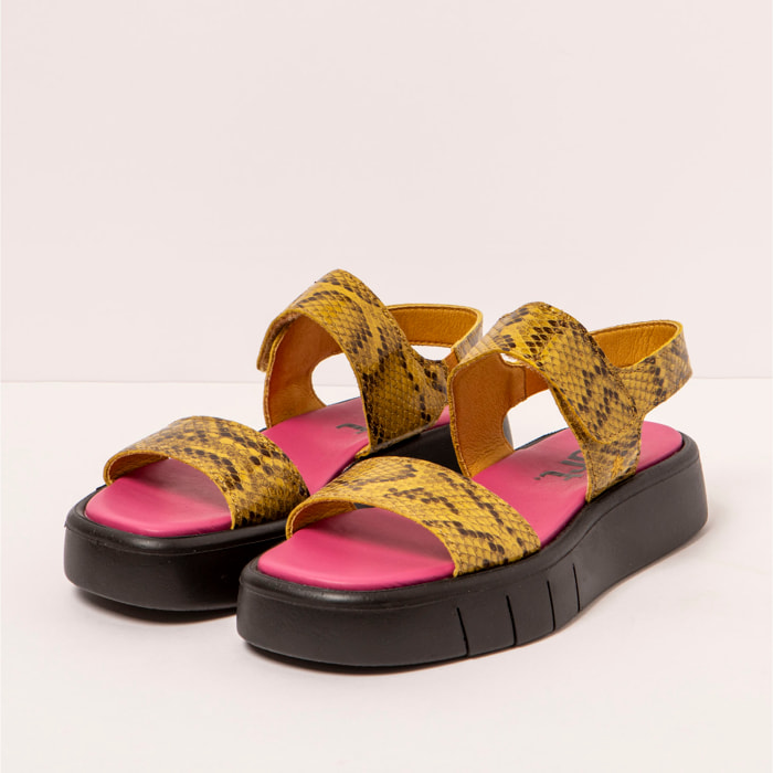 Sandalias 1854F SNAKE LIMON/ MALAGA color Limon