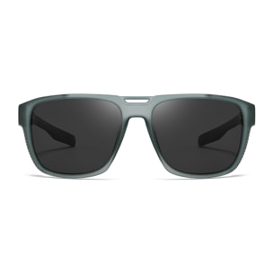 Gafas de sol OCEAN WINGFOIL - Azul mate transparente / Polarizada ahumada