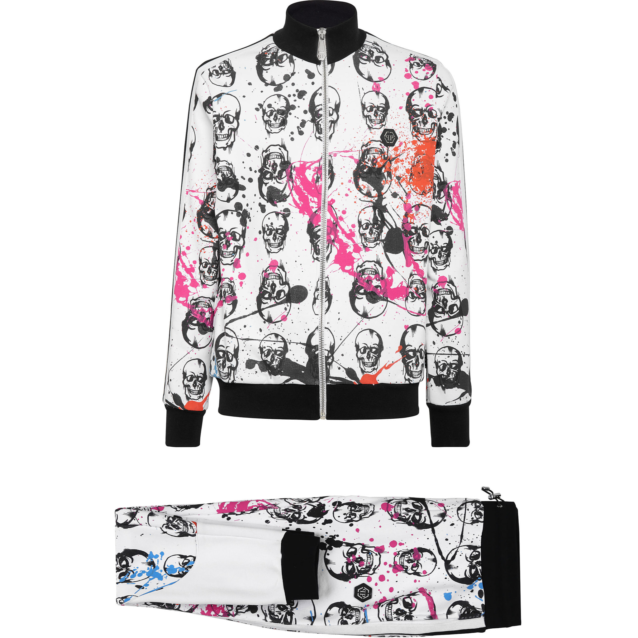PHILIPP PLEIN Chándal: sudadera con capucha y pantalón SKULL
