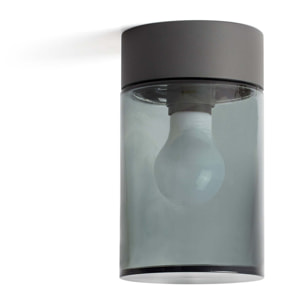 KILA 200 Plafón gris oscuro ahumado