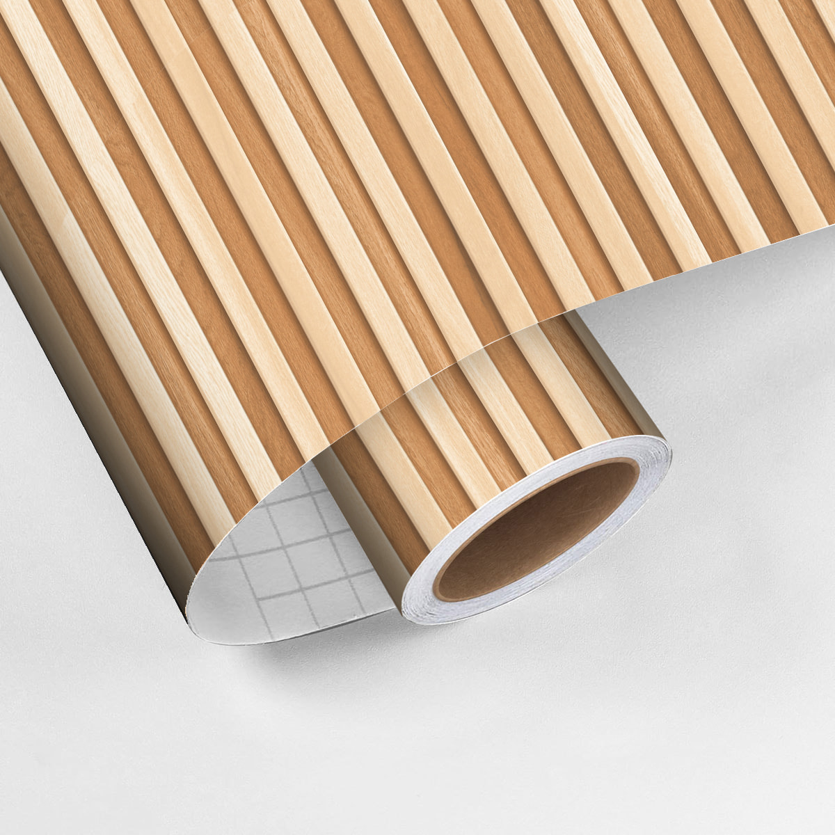 Rouleau revêtement adhésif vinyle au mètre - Sticker mural tête de lit - BOIS DESIGN