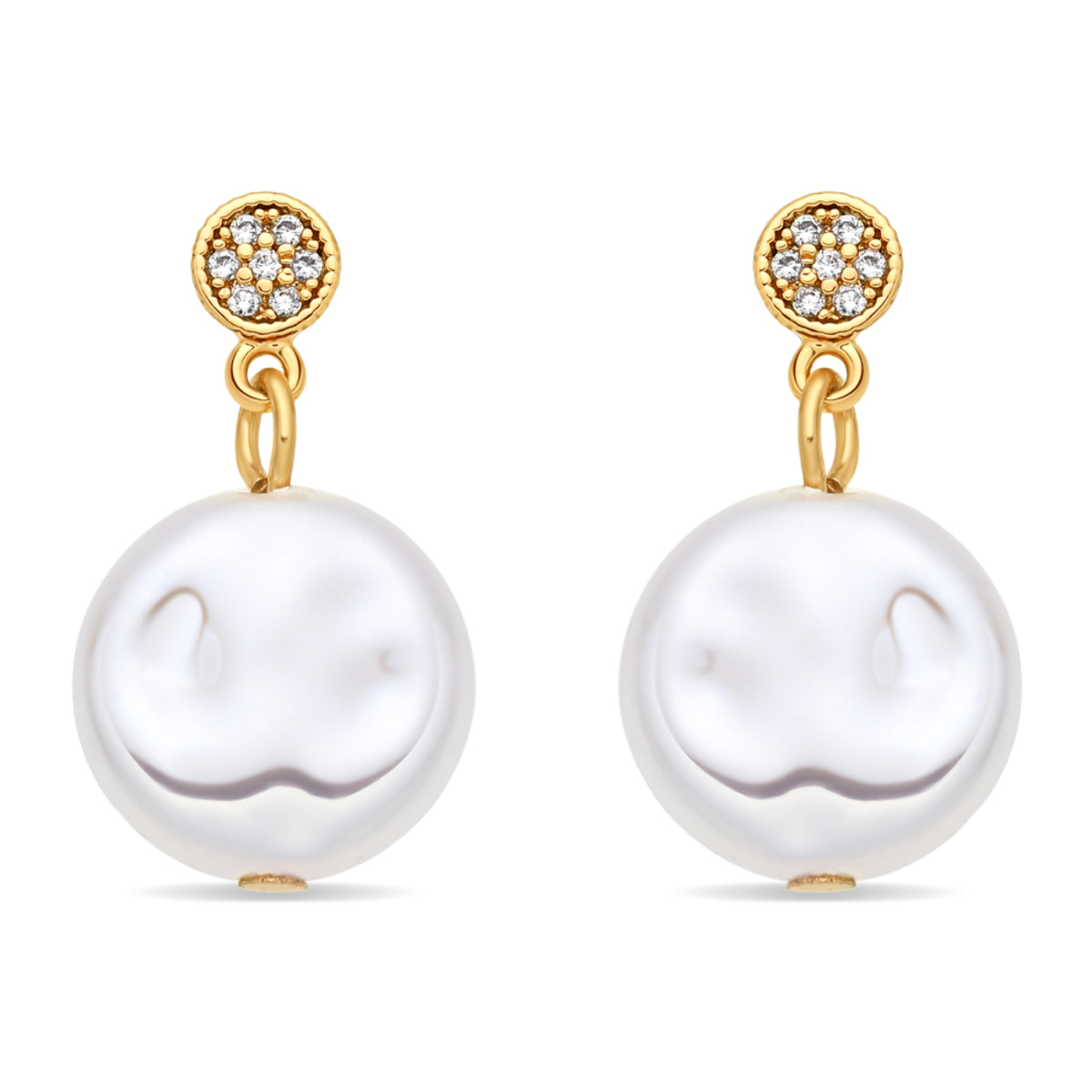 Pendientes Rajlas acabado oro rosa 18k