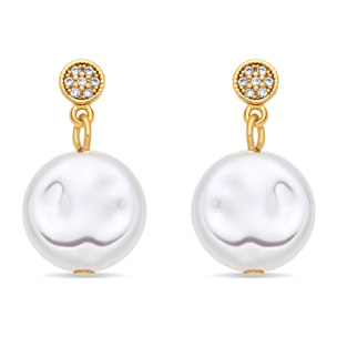 Pendientes Rajlas acabado oro rosa 18k