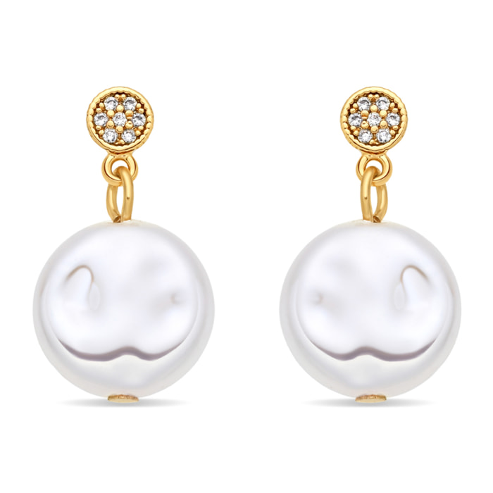 Pendientes Rajlas acabado oro rosa 18k