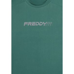 T-shirt slim manica lunga con fit tecnico