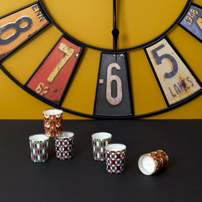 Bougie Parfumee X6 Coffret Retro