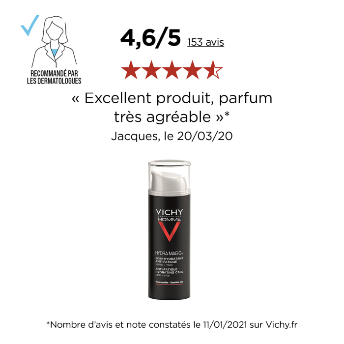 Vichy Homme Soin Hydratant Anti-Fatigue 50ml