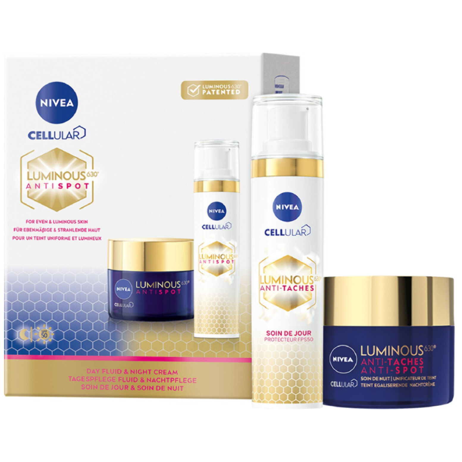 COFFRET DUO LUMINOUS630 Soin Jour + Soin Nuit