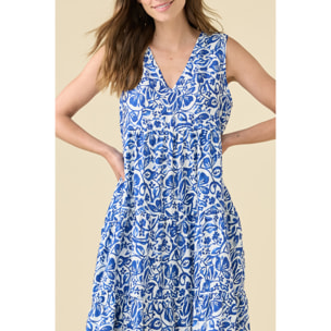 Abitino donna estivo in viscosa articolo azule. Noidinotte