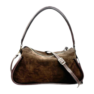 Bolso de Hombro Cheval Firenze Gea F/W Marrón Oscuro