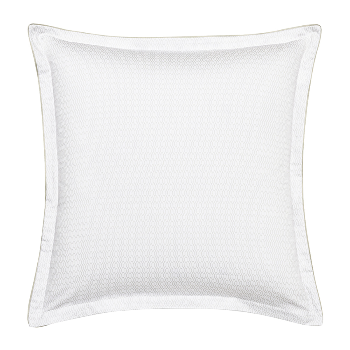 Taie d'oreiller imprimée en satin de coton bio, TOURBILLON, Rouge Cosmos