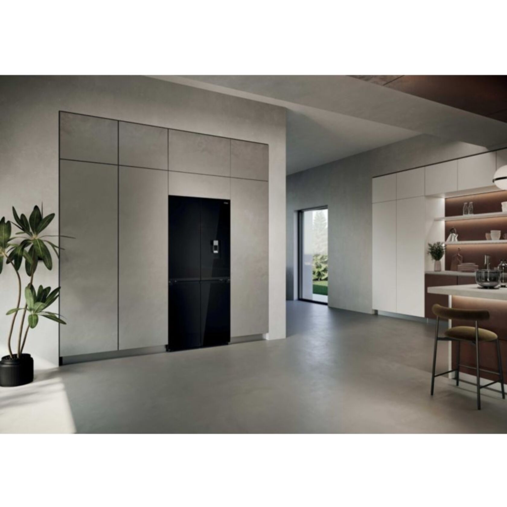 Réfrigérateur multi portes HAIER HCKR7819DWGB Space Fit enchâssable