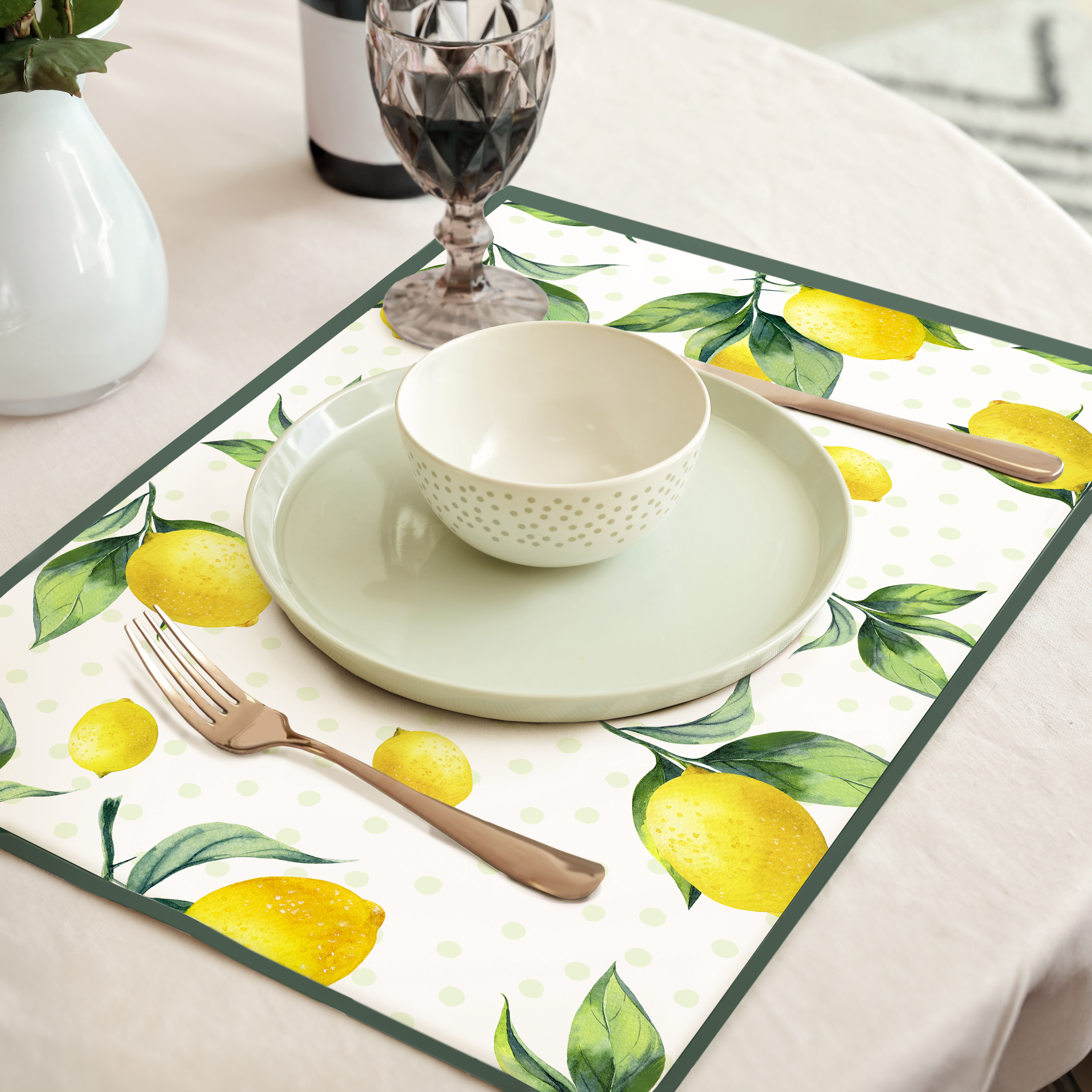 Pack de deux sets de table Citrus