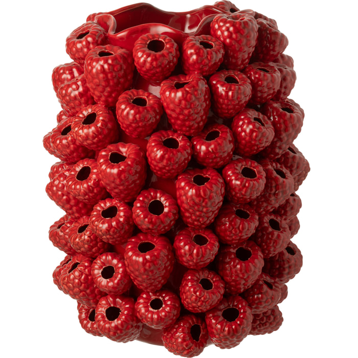 J-Line vase Berry - céramique - rouge