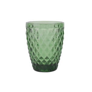 Strass verde - Lote de 6 vasos de 22 cl