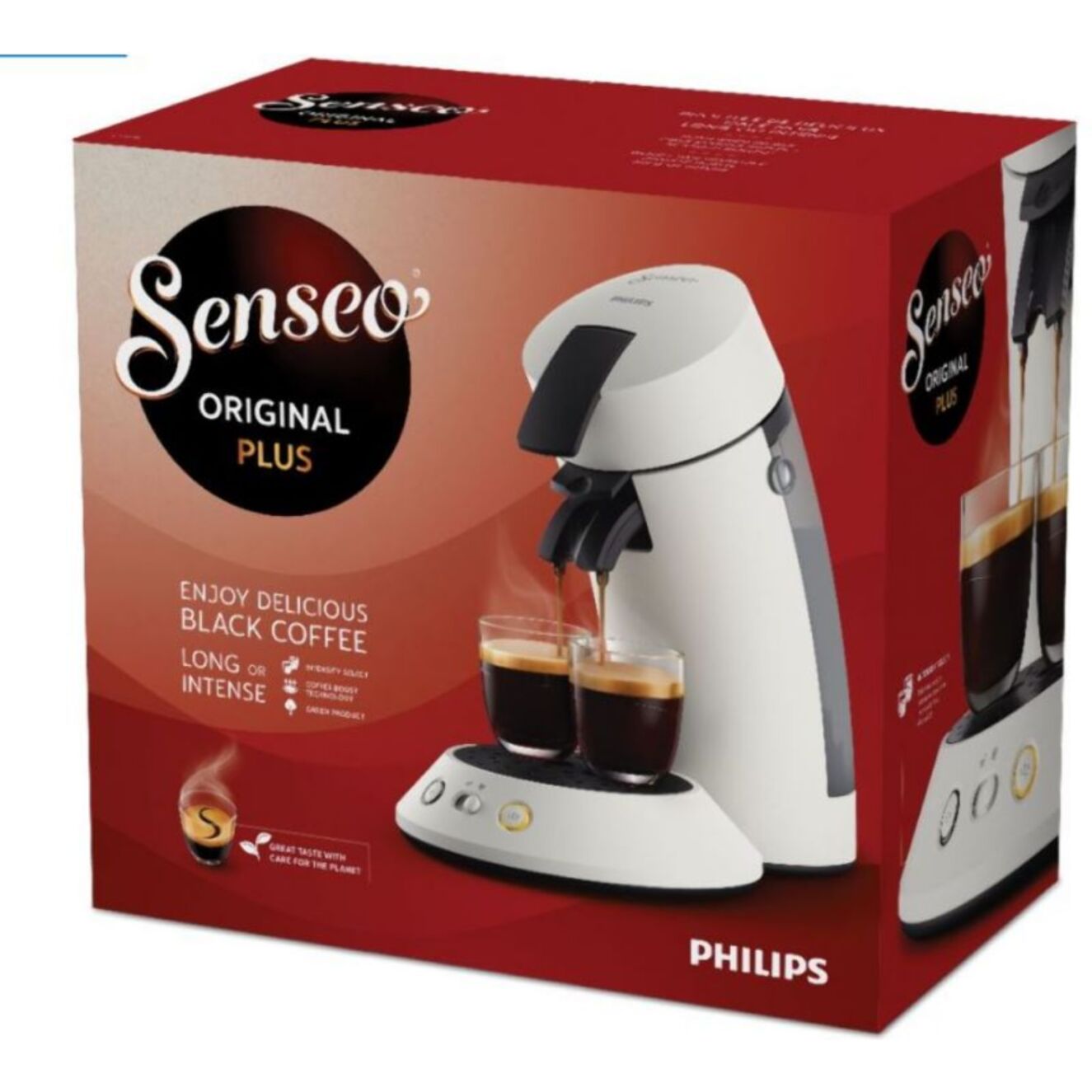 Cafetière à dosettes PHILIPS CSA210/11 Senseo machine à café Original Plus Blanche