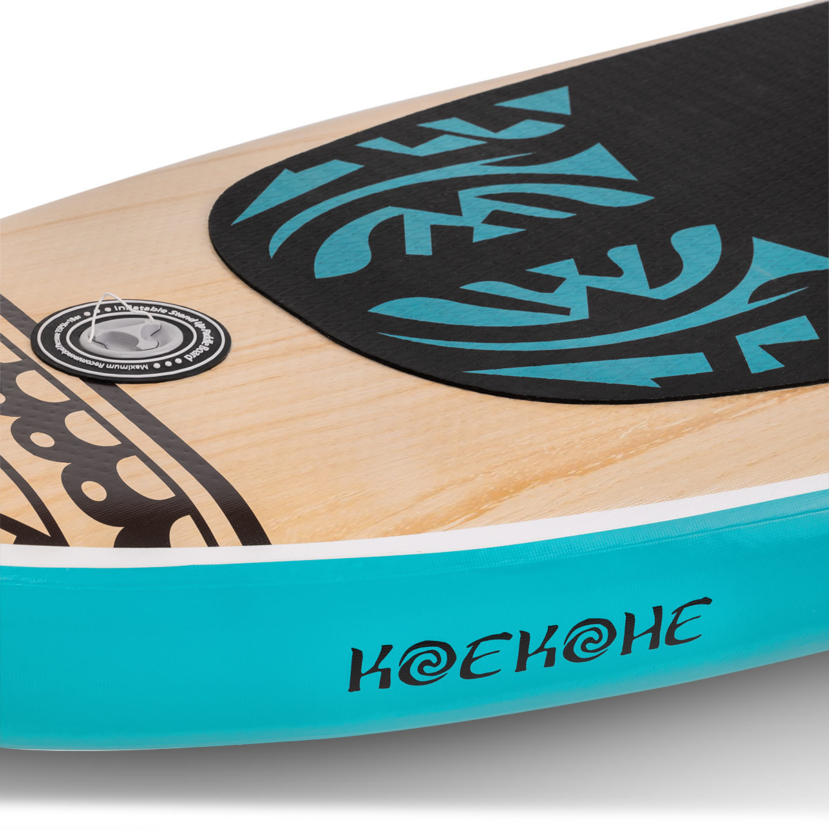 Tabla paddle surf hinchable KOEKOHE FITFIU con diseño maorí