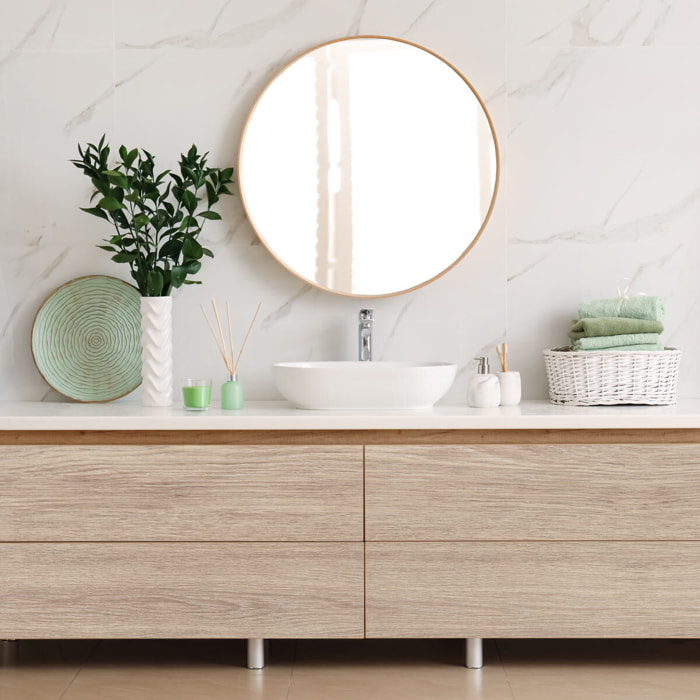 Rouleau revêtement adhésif vinyle au mètre - Sticker lavable Cuisine Meuble Armoire Porte - BOIS D'ARDENNE