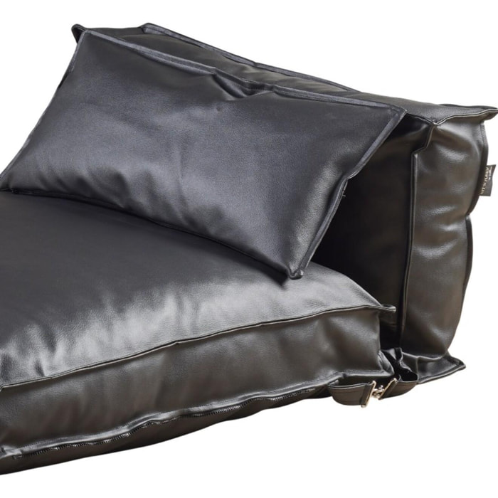 Fauteuil Modulo noir | Confort & Style | Simili Cuir