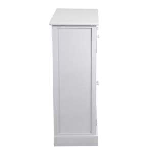 Mobiletto Eleonora Vacchetti bianco 2 ante + 2 cassetti cm60x30h80