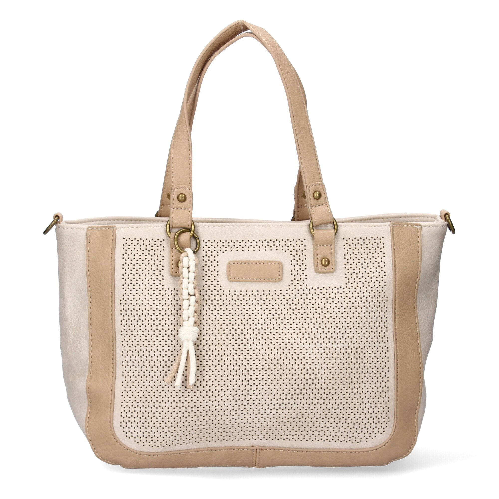 Bolso de hombro para mujer con correa ajustable, compartimento principal con cremallera