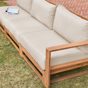 Salon de jardin bois d'acacia 5 places MENDOZA