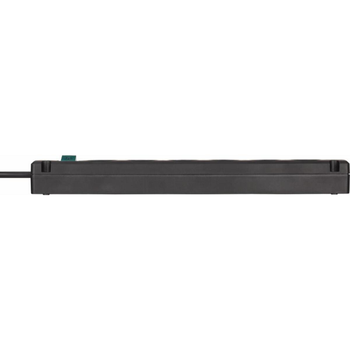 Multiprise Bremounta 6 prises BRENNENSTUHL - 3m - H05VV-F3G1.5 avec interrupteur - noir - 1150651316