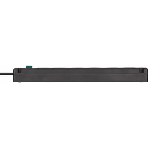 Multiprise Bremounta 6 prises BRENNENSTUHL - 3m - H05VV-F3G1.5 avec interrupteur - noir - 1150651316