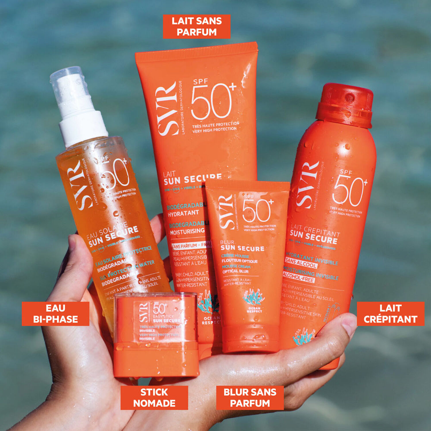 Sun Secure Blur Teinté SPF50+ - Crème Mousse Très Haute Protection Solaire 50 ml
