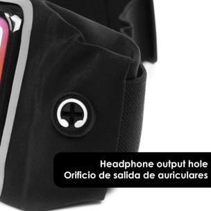 Borsa a vita Wanel con tasca trasparente con funzione touch.