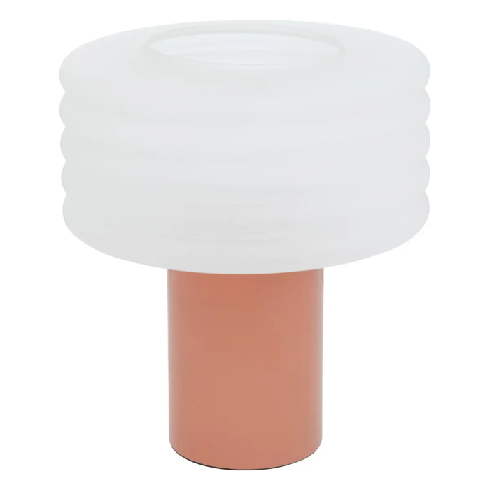 Lampe à poser "Asti" rose H36cm