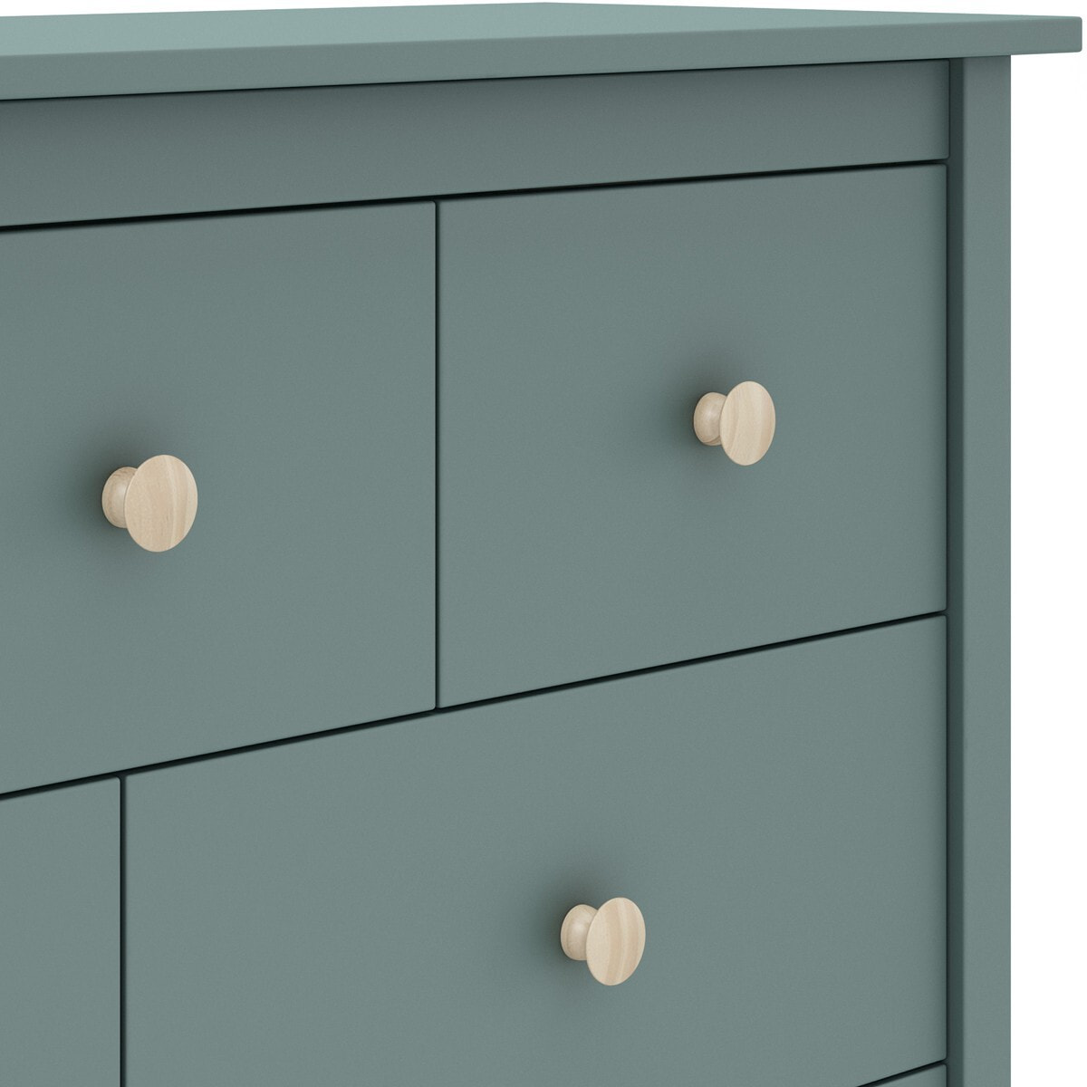Commode enfant 7 tiroirs en bois massif - MELVIN