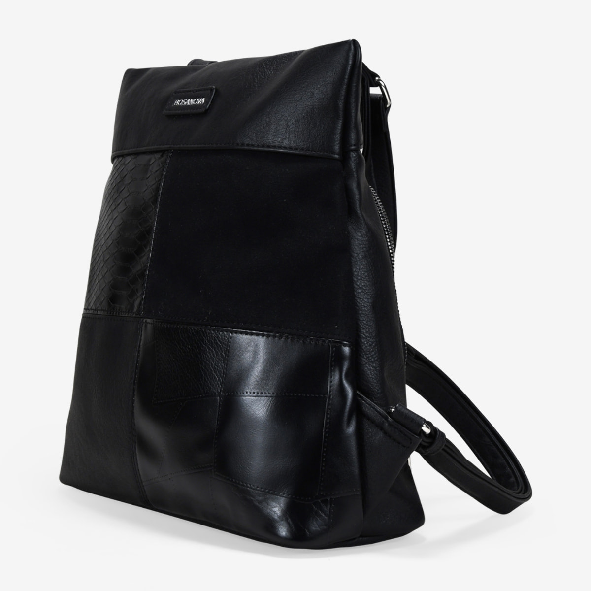 Mochila antirrobo negra con cremallera