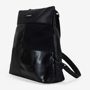 Mochila antirrobo negra con cremallera