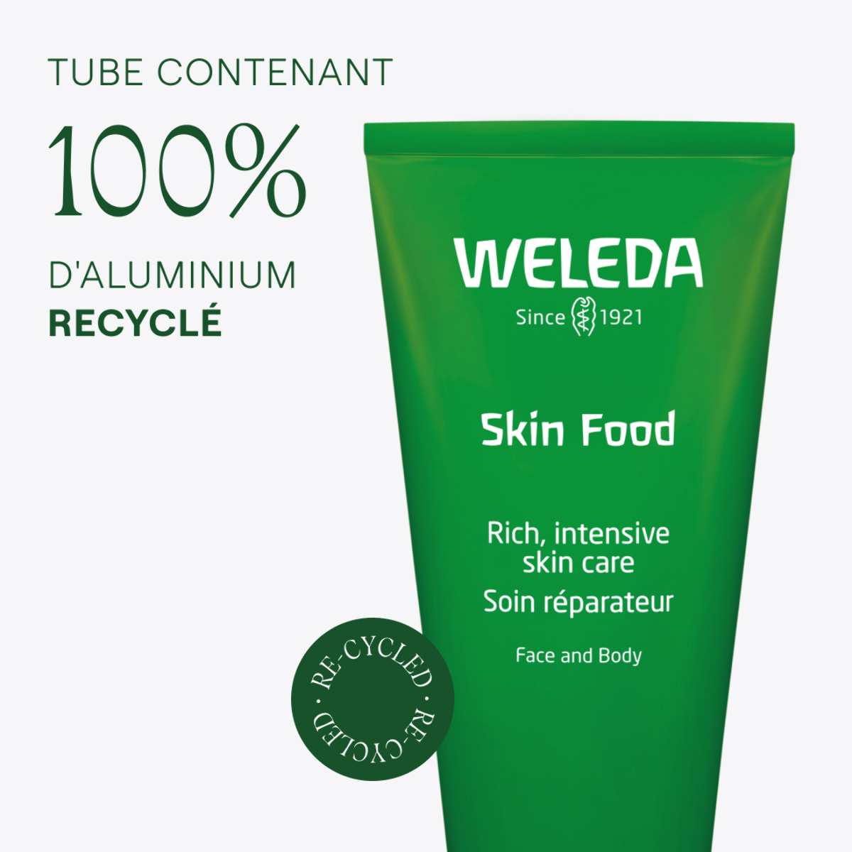 WELEDA - Trio rituel visage et corps- Skin Food Baume corps + Soin réparateur + Soin nourrissant (texture légère) - soins nutrition -  Certifié Natrue**- Pot 150ml, tubes 75ml