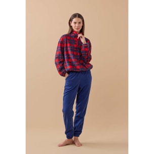 Pigiama donna trish red in eco pelliccia Noidinotte