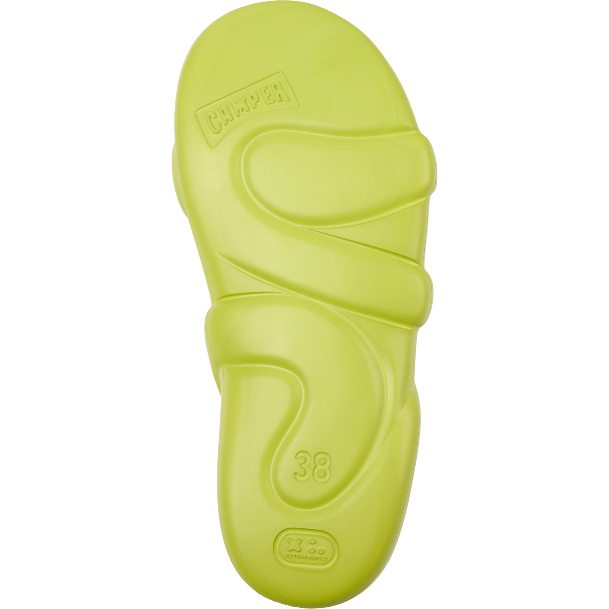 Sandalias - CAMPER Kobarah Flat - Amarillo - Sintético