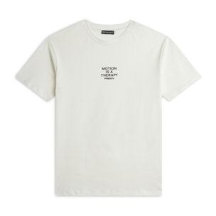 T-shirt da donna oversize in jersey con scritta stampata