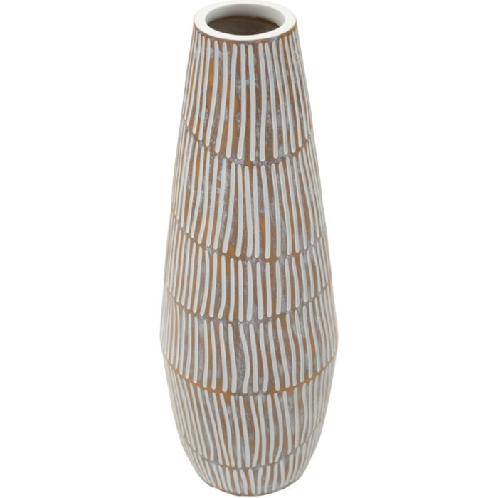 VASO RESINA HANOI CM Ø 17X47 (APERTURA CM Ø 6)