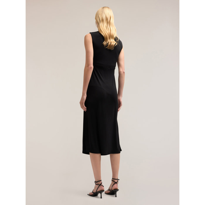 Motivi - Vestido con nudo de jersey - Verde