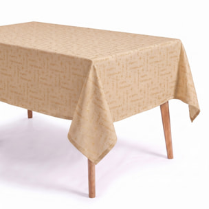 Tovaglia jacquard lurex in poliestere - ORO