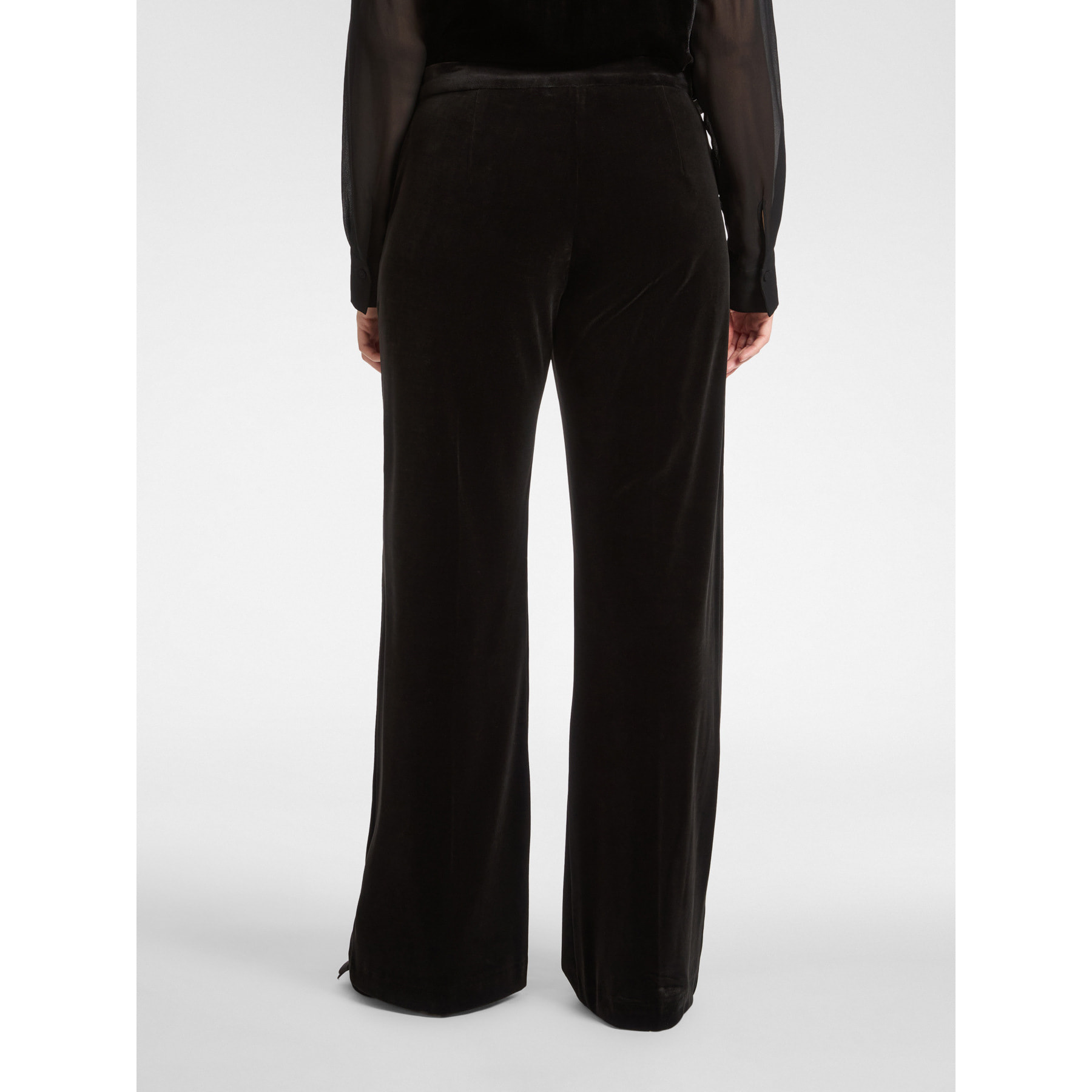 Elena Mirò - Pantalones de terciopelo - Negro