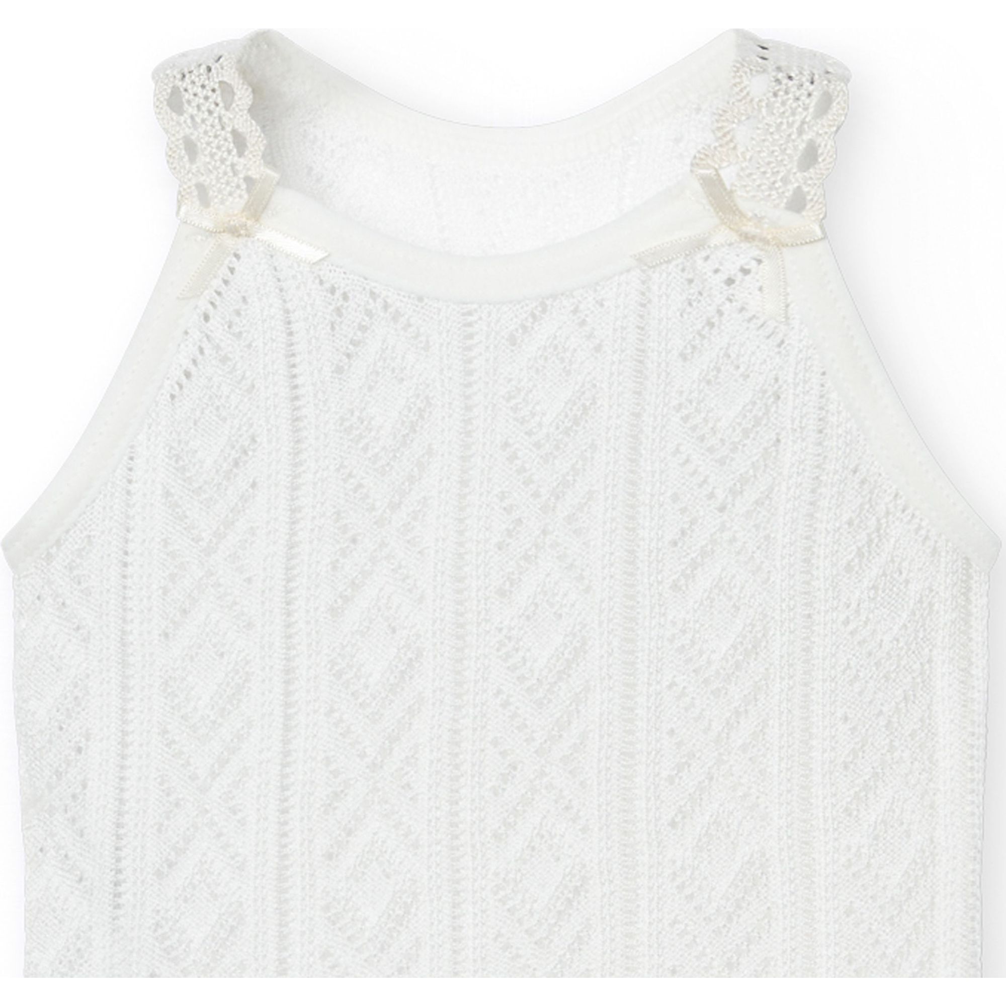 Body bebé tirantes finos perlé lazos