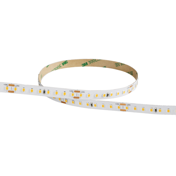 Ledsc4 LedsC4 - Tira LED Potente para Interiores, 4520 Lúmenes, Luz Cálida 3000K, Bajo Voltaje 24VDC, Diseño Extrafino 8mm, Ideal para Decoración y Funcionalidad, 5 Metros