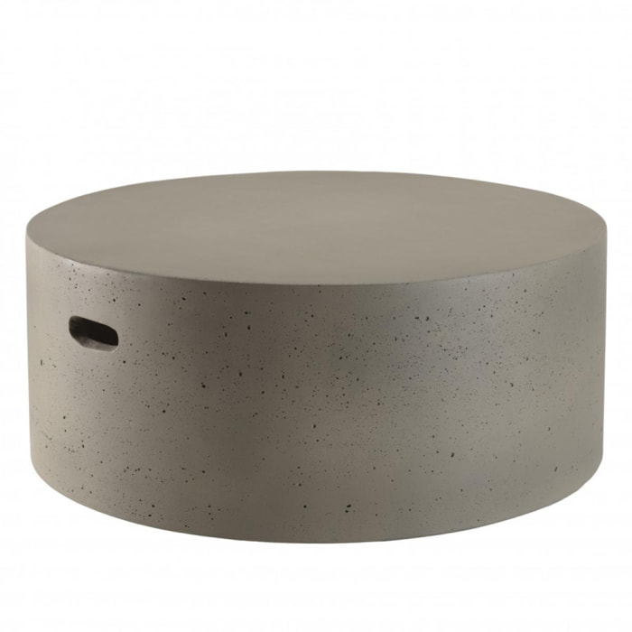 HANS - Table basse ronde 79x79cm béton